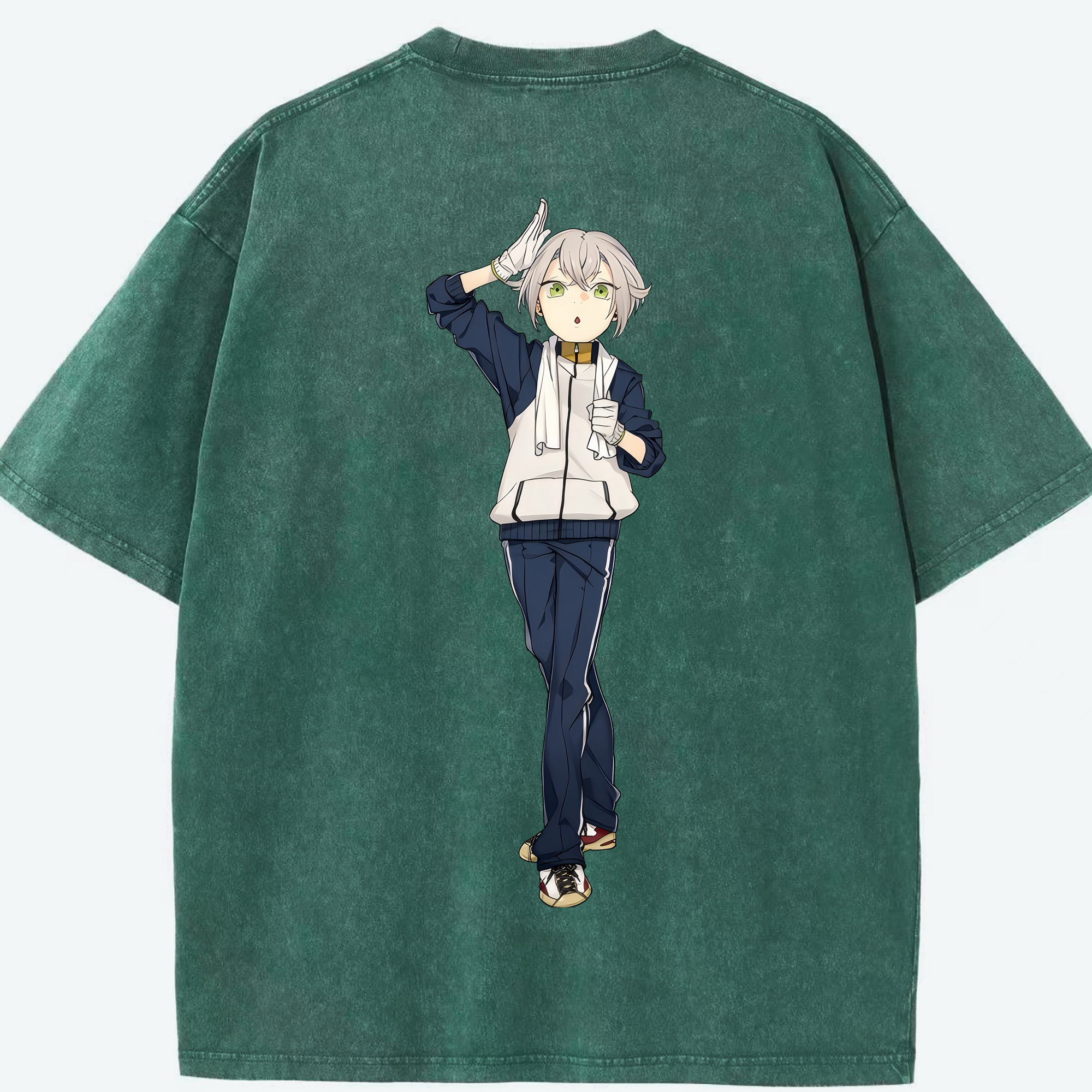（画像用） 刀剣乱舞 Touken Ranbu 綿100% ヴィンテージ風 半袖Tシャツ（背面プリント）